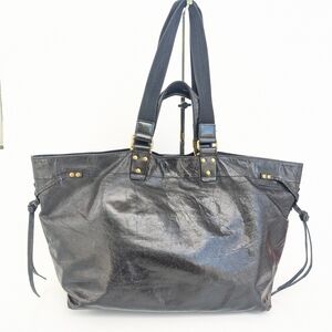 Isabel Marant Wardy crinkled-finish tote bag